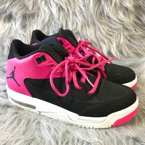 Nike Air Jordan Flight Pink & Black 4Y W6.5